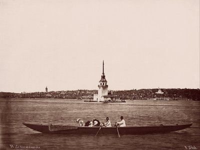 Kz Kulesi, Galata and Fndkl Residential Areas by J. Pascal Sebah